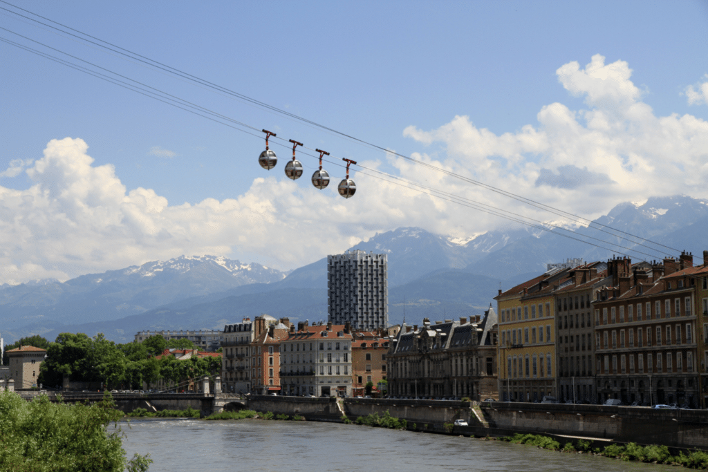 Vue de la ville de Grenoble