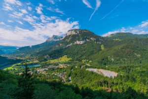 Ville d'Avignon avec mise en avant du pont