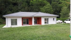 Maison neuve de plain-pied bi-ton