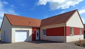 Construction neuve en L moderne
