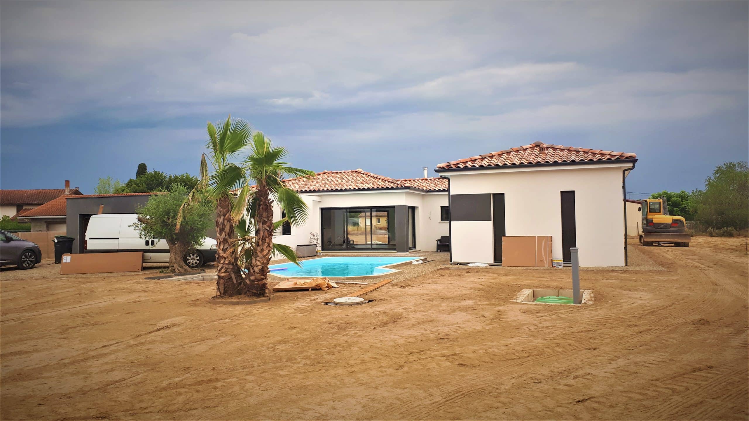 Maison de plain-pied contemporaine construire dans le Tarn-et-Garonne