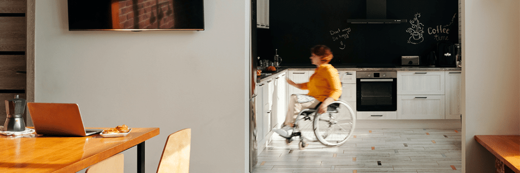 Maison moderne de plain-pied construire à Castelnau d'Estretefonds en Haute-Garonne - vue terrasse