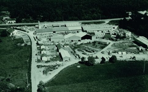 Usine construction de maisons en préfabriqué - Années 60 - Maisons Clair Logis