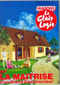 Puzzle Maisons Clair Logis datant des années 80