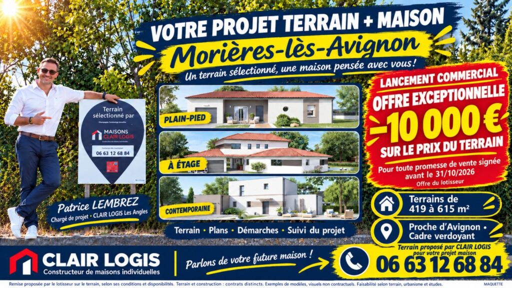 Construction maison – Morières-lès-Avignon (84310)