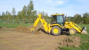 Déroulement du chantier : réalisation des fondations d'une maison neuve