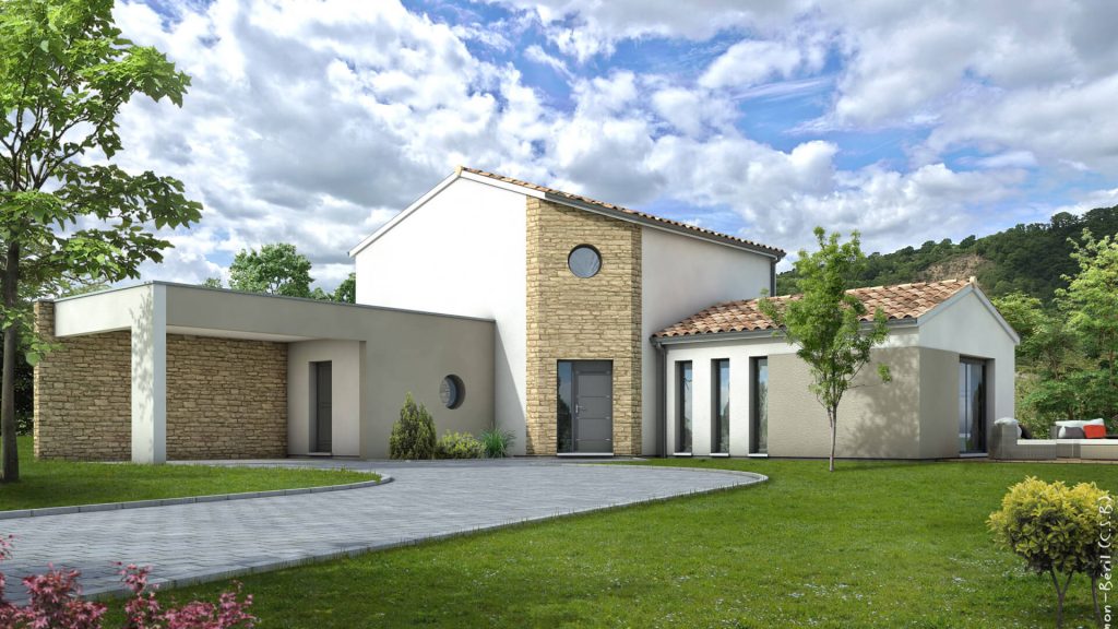 maison contemporaine SPINELLE | Plan maison