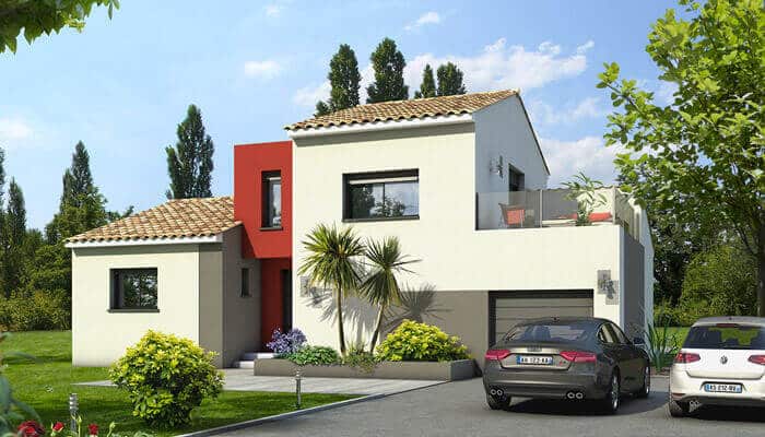 maison contemporaine Agate - toit plat et toit terrasse