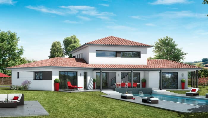 plan maison contemporaine haut de gamme