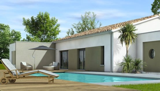 Maison contemporaine de plain-pied