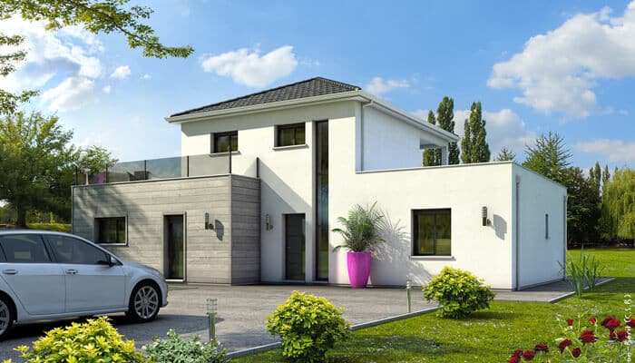Maison contemporaine Emeraude - plan maison - Maisons Clair Logis Maison contemporaine Emeraude - plan maison - Maisons Clair Logis