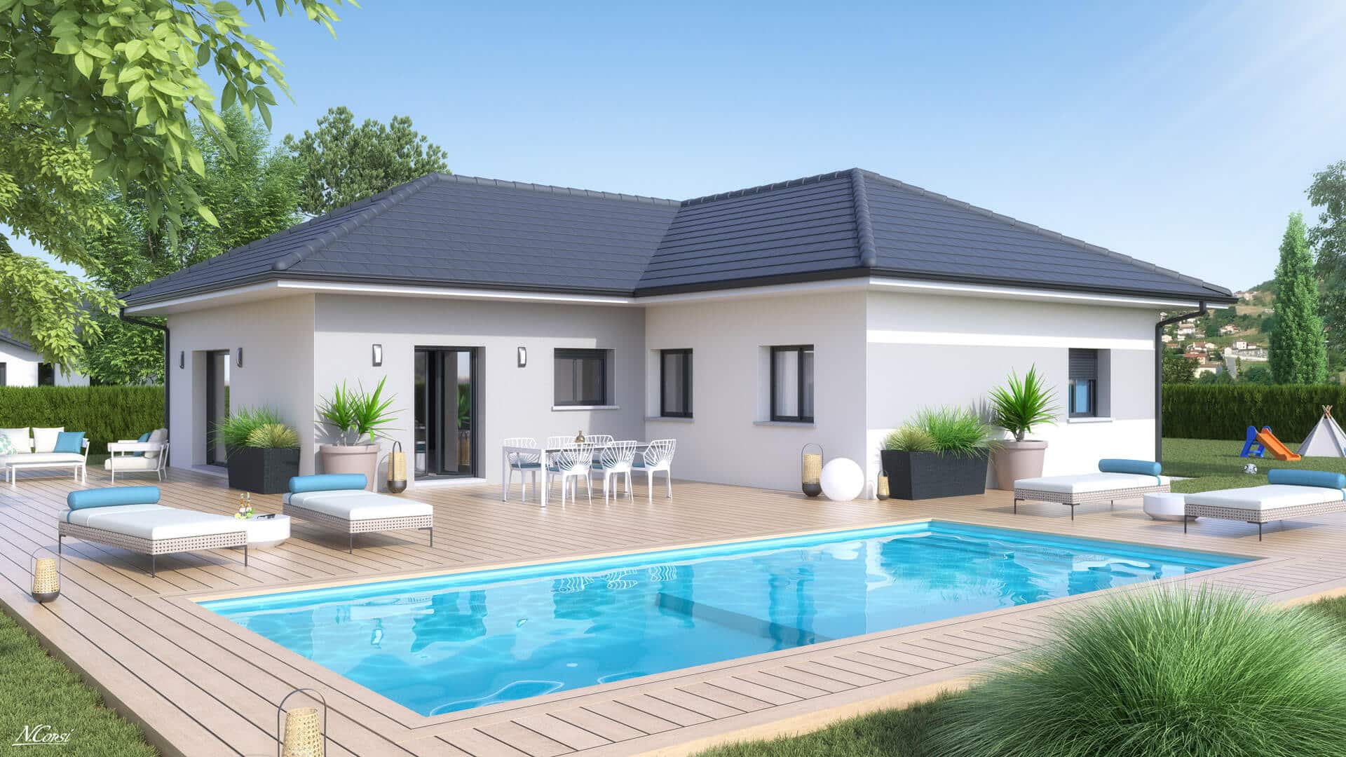 Download Maison Moderne 4 Chambres A 120000 Images