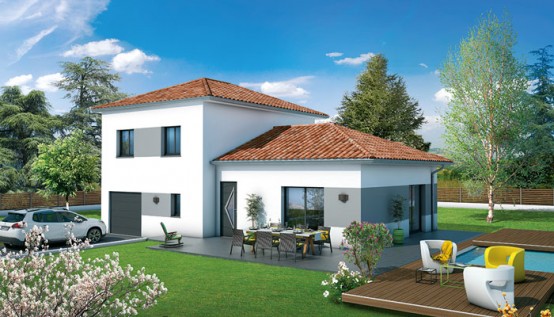 Maison individuelle Velin - plan maison 3D