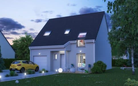 Maison neuve Jasmin - plan maison avec combles aménagés