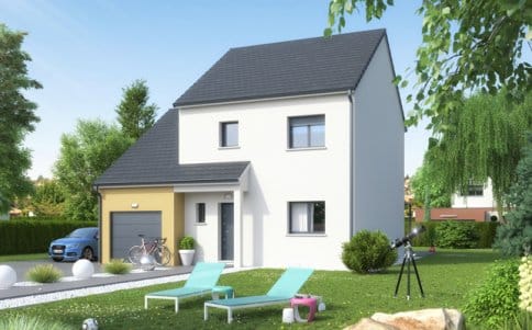 maison familiale Lotus : plan maison à étage