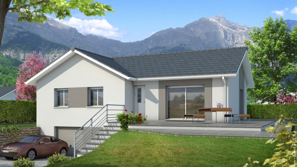 maison sur sous-sol OISANS | plan maison