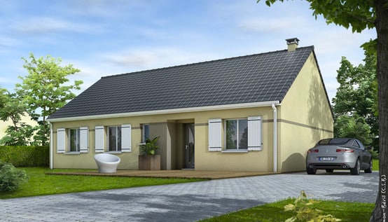 maison traditionnelle Eglantine - maison plain pied