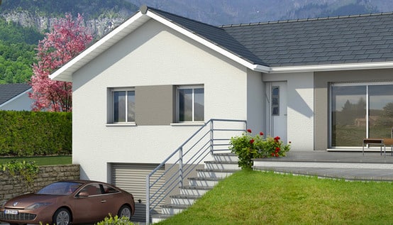 plan maison en pente gratuit