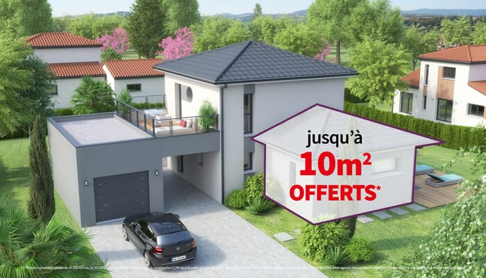 Offre spéciale 10m2 OFFERTS* - Maisons Clair Logis